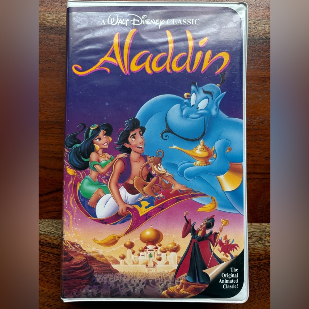 Disney Aladdin Black Diamond Edition VHS Tape